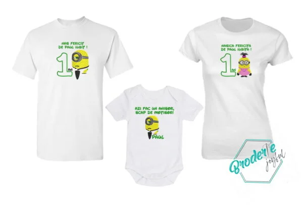 Set tricouri personalizate mot nasi Paul